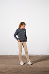 Women's L.F.W. - BOSSON Sweater 100% Organic Cotton - Grey