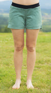 Heartbeat Classic Shorts - Mint w/Black Waist Band