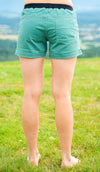 Heartbeat Classic Shorts - Mint w/Black Waist Band