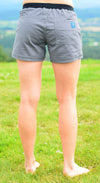 Heartbeat Classic Shorts - Grey w/Black Waist Band