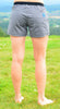 Heartbeat Classic Shorts - Grey w/Black Waist Band